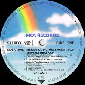 Soundtrack - Music From The Motion Picture Soundtrack 'Beverly Hills Cop'