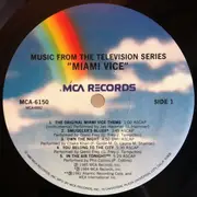 LP - Various - Music From The Television Series 'Miami Vice' - Electrosound LA Pressing