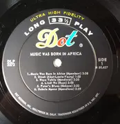 LP - Ben 'Sach' Masinga, Thandi Mpambani a.o. - Music Was Born In Africa