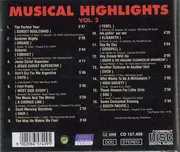 CD - Musical Cover Songs - Musical Highlights Vol. 2