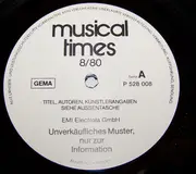 LP - Musical Times • Ausgabe 8'80 - Musical Times • Ausgabe 8'80