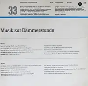 10'' - Hugo Strasser Und Sein Orchester a.o. - Musik Zur Dämmerstunde