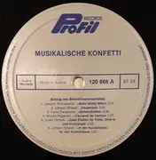 LP - J. Strauss / Paganini / Debussy a.o. - Musikalische Konfetti - Faschingskonzert Der Hochschule Für Musik Und Darstellende Kunst In Wien