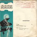 7inch Vinyl Single - Various - Musikalische Kostbarkeiten