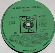 LP - Ma Rainey / Mamie Smith / Clara Smith a.o - Ma Rainey & The Classic Blues Singers - Mono
