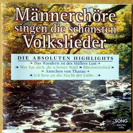 Männerchor des Rundfunkchores Leipzig a.o. - Männerchöre Singen Die Schönsten Volkslieder