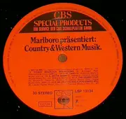 LP - Larry Gatlin, Flatt & Scruggs, Marty Robbins a.o. - Marlboro Präsentiert: Country & Western Musik. - Non Gatefold Cover