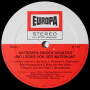 LP - Various - Matrosen Singen Shanties Und Lieder Von Der Waterkant