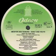 LP - Franz Engel / Fritz Wiesenthal a.o. - Meister Des Humors - Einst Und Heute
