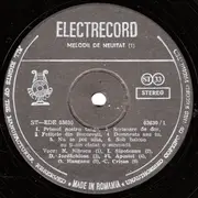 LP - Monica Anghel, Cătălin Crișan, Daniel Iordăchioaie a.o. - Melodii De Neuitat (1)