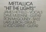LP - Mettallica / Malice / Pandemonium - Metal Massacre - 1st pressing