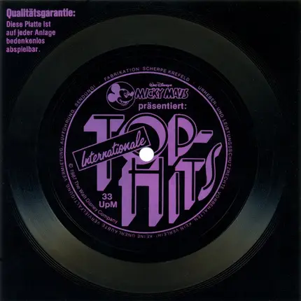 Kool & The Gang, Bonnie Bianco, Level 42, a.o - Micky Maus Präsentiert: Internationale Top-Hits