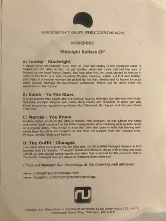 Marcas, Jontey, Kaleb - Midnight Rollers EP