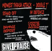 2x7inch Vinyl Single - In Defence, Stand Off, Damage Deposit et al. - Midwest Thrash Attack - Light Green/Dark Green