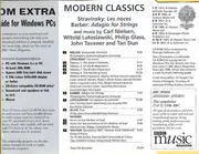 CD - Various - Modern Classics | Stravinsky: Les Noces, Etc.