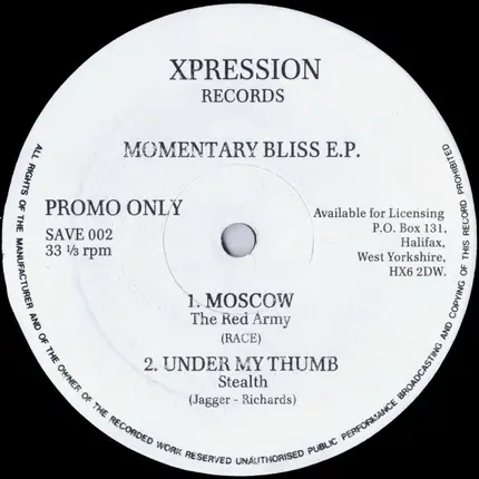 Momentary Bliss E.P. - Momentary Bliss E.P.