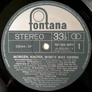 LP - Lieder Und Gedichte Zur Vorweihnacht - Morgen, Kinder, Wird's Was Geben