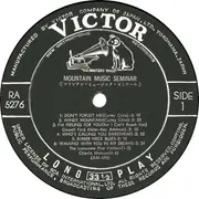 LP - Charlie Monroe, The Lonesome Pine Fiddlers, Blue Sky Boys - Mountain Music Seminar