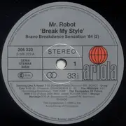 LP - Mr. Robot, Grandmixer D. St., Timezone - Mr. Robot Break My Style - Bravo Break Dance Sensation '84 (2)