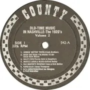 LP - Deford Bailey,Uncle Dave Macon & His Fruit Jar Drinkers- - Nashville - The Early String Bands Volume 2