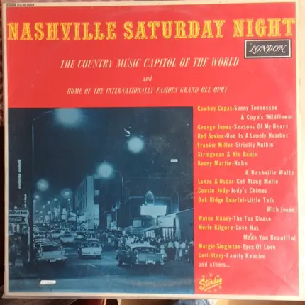 Cowboy Copas And His Guitar, George Jones, Benny Martin, a.o. - Nashville Saturday Night