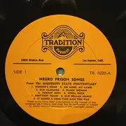 LP - Unknown Artist - Negro Prison Songs