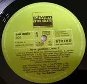 LP - Duisburger Gospelgroup , Edelhagen-Combo Köln , Chor Der Neanderkirche Düsseldorf - Neue Geistliche Lieder - Beispielplatte 2
