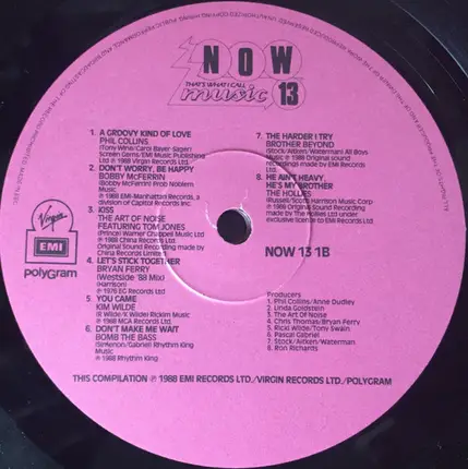 Yazz, Level 42 a.o. - Now That's What I Call Music XIII