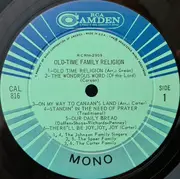 LP - The Carter Family,The Speer Family a.o. - Old-Time Family Religion - Mono