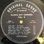 LP - The Elegants, Bobby Day a.o. - Oldies But Goodies Vol. 5
