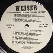 LP - Various - Oldtime Fiddling And Other Folk Music, 1973