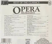 CD - Mozart / Beethoven / Bizet / Donizetti a.o. - Opera Highlights