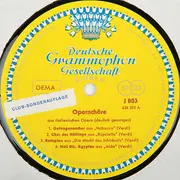 LP - Chor der Staatsoper München a.o. - Opernchöre Aus Italienischen Opern (Deutsch Gesungen) - Club Sonderauflage