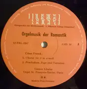 LP - Liszt, Schumann, a.o. - Orgelmusik Der Romantik