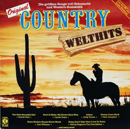 Charlie Rich, Crystal Gayle a.o. - Original Country Welthits