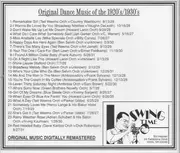 CD - Ted Weems Orch, Broadway Nitelites - Original Dance Music of the 1920's/1930's