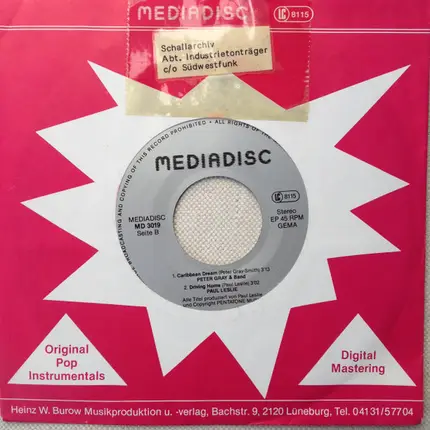 Various - Original Pop Instrumentals