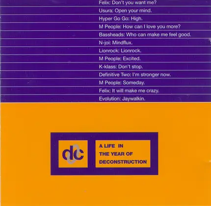 Sampler - A Life In The Year Of Deconstruction