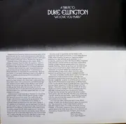 Double LP - Billie Holiday, Louis Armstrong a.o. - A Tribute To Duke Ellington 'We Love You Madly'