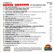 CD - Gerry Mulligan, Lee Konitz, Chet Baker a.o. - A Tribute To George Gershwin By The Giants Of Jazz