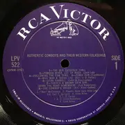 LP - Carl T. Sprague, Harry McClintock a.o. - Authentic Cowboys And Their Western Folksongs