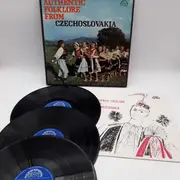 LP-Box - Various - Authentic Folklore From Czechoslovakia - + booklet, mono