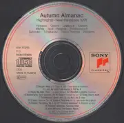 CD - Mozart / Liszt / Ravel / Tchaikovsky a.o. - Autumn Almanac. Highlights. New Releases 1991