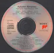 CD - Mozart / Liszt / Ravel / Tchaikovsky a.o. - Autumn Almanac. Highlights. New Releases 1991