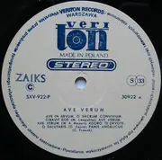 LP - Ave Verum - Ave Verum