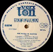 LP - Bach / Gounod / Schubert a.o. - Ave Maria W Muzyce = Ave Maria In Music