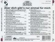 CD - Schlager Compilation - Aber Dich Gibt's Nur Einmal Für Mich