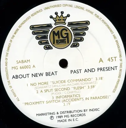 Fad Gadget, Recoil, Pierre Henry & Michel Colombier - About New Beat - Past & Present