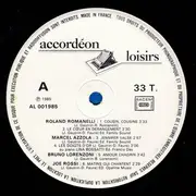 LP - Roland Romanelli, Yvette Horner, Joss Baselli - Accordéon Loisirs