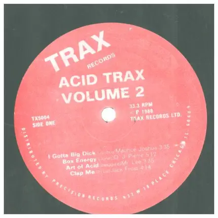 Jack Frost, DJ Pierre, Kool Rock Steady, a.o. - Acid Trax Volume 2